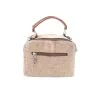 Sac à main en liège motif géométrique vintage bleu | Mode Tendance
