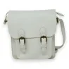 White satchel-shaped clutch