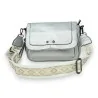 Sac bandoulière argenté Elena - Accessoire de mode élégant | Mode Tendance