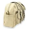 Borsa a Mano Vintage Beige con Doppia Tasca | Stile Retrò Elegante