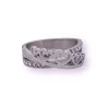 Bague Cœurs Entrelacés en Acier Argenté avec Strass | Mode Tendance