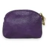 Portafoglio Patchwork Viola & Oro | Accessorio Moda Trendy