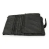 Cartera Compañera Negra y Plateada | Diseño Moderno y Elegante