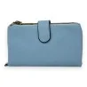 Hellblaue Brieftasche