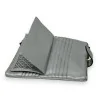 Cartera Compañera Plateada | Accesorio de Moda de Lujo y Organización