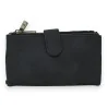 Cartera compañera negra desgastada