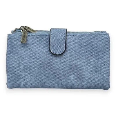 Cartera compañera azul vaquero desgastado