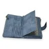 Cartera Compañera Azul Vaquero Desgastado | Accesorio de Moda Elegante