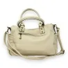 Elegant Beige Multi-Pocket Handbag - Contemporary & Practical Design