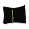 Armband mit durchbrochenem Stern-Medaillon aus vergoldetem Stahl | Eleganter Damenschmuck