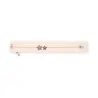 Silver Bracelet with 2 Stars | Elegant Stainless Steel Jewelry | Trendy Fashion