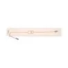 Bracciale in Acciaio Argentato con Doppi Cerchi | Gioiello Minimalista ed Elegante