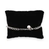 Pulsera Círculos con Brillantes Plateada | Joya Elegante de Acero | Moda Tendencia