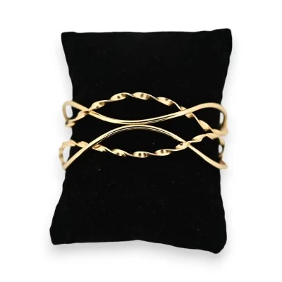 Bracelet manchette acier...