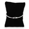 Silver Charm Bracelet with Crystal Heart | Elegant Jewelry with Sparkling Pendant