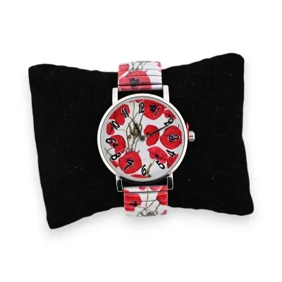 Reloj elástico amapola Reloj elástico amapola