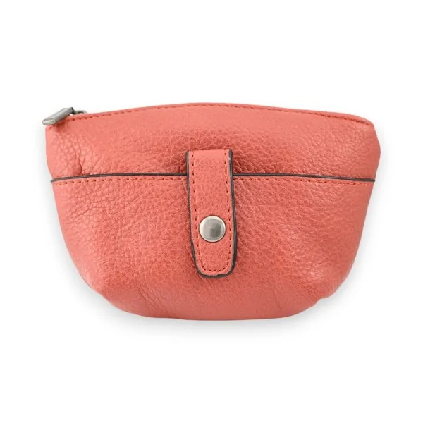 Rust-colored synthetic wallet