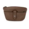 Synthetic taupe wallet