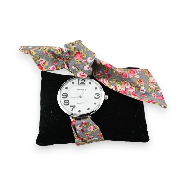 Montre Ernest Liberty Floral Grise