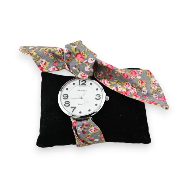 Relógio Ernest Liberty Floral Cinza