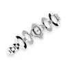 Montre Fantaisie Ernest Argentée Strass | Design Ovale Élégant | Mode Tendance