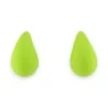 Pendientes gota verde limón