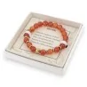 Bracciale in agata rossa con scatola Lolilota