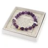 bracciale ametista con scatola Lolilota