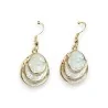 Set Collana di Perle Cerchi | Gioielli Eleganti di Bigiotteria | Moda Trendy