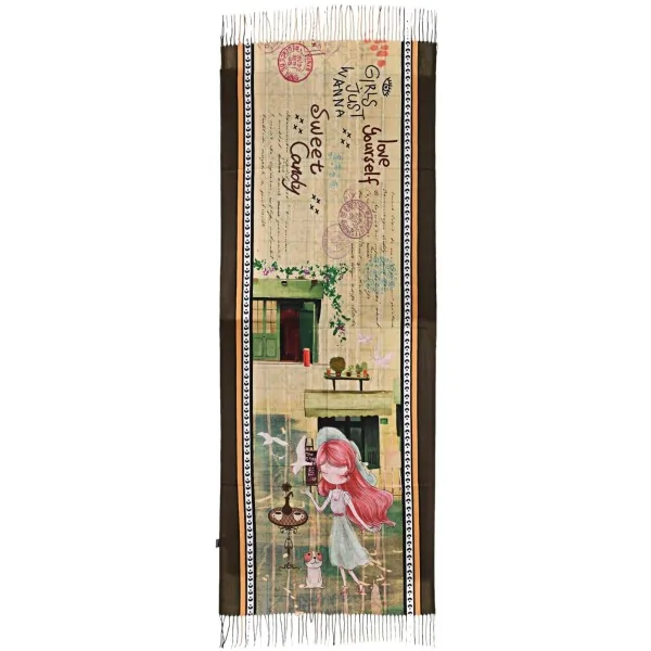 Bufanda sweety candy con tema de palomas