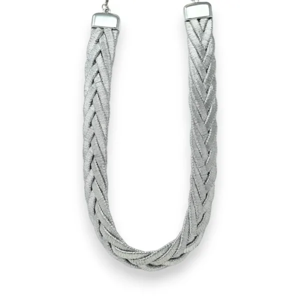 Modeschmuck Halskette Kleopatra silbernes Geflecht