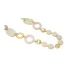 Collier Sautoir Vintage Beige Rosé | Bijou Fantaisie Élégant et Tendance
