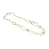 Vintage long necklace in shades of white
