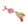Colar Longo Boêmio Multicolorido | Joia Árvore da Vida com Pompons Coloridos