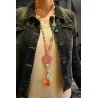 Collar Largo Bohemio Multicolor | Joya Árbol de la Vida con Borlas Coloridas
