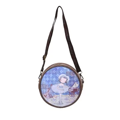 Round shoulder bag sweety candy prima ballerina