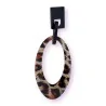 Boucles d'Oreilles Léopard XXL | Accessoire Mode Tendance Animal Print