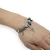 Bracciale Charms Musicale Argento | Gioiello Chiave di Violino Moda Tendenza