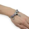 Bracciale Charms Chiave di Violino Argento & Lilla | Elegante Gioiello Musicale
