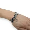 Bracciale Charms Argentato con Stella Strass | Gioiello alla Moda Trendy