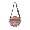 Bolsa tiracolo redonda Sweet Candy - Design floral encantador | Moda Tendência