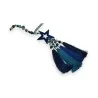 Collier Sautoir Étoile Bleu Marine & Pompons | Bijou Bohème Chic
