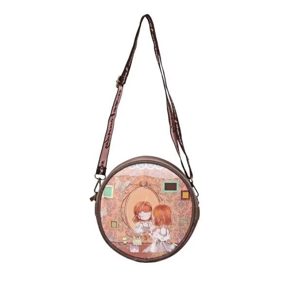 Borsa a tracolla rotonda sweety candy messa in bellezza