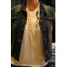 Collier Sautoir Fantaisie Multi-Rangs | Bohème Chic Rose et Doré 51cm