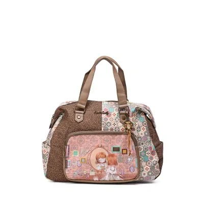 Grande borsa da weekend sweety candy acconciatura