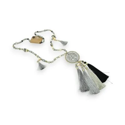 Collier sautoir fantaisie...