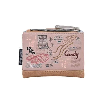 Kleine süße Candy-Geldbörse in Beige