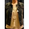Collar Largo Árbol de la Vida Beige y Blanco | Joya Bohemia Chic