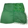 Bufanda Patchwork 4 Caras Verde Brasil | Accesorio de Moda Tendencia 2024