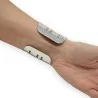 Pulsera Brazalete Plateada Estilo Étnico | Joyería de Moda Tendencia